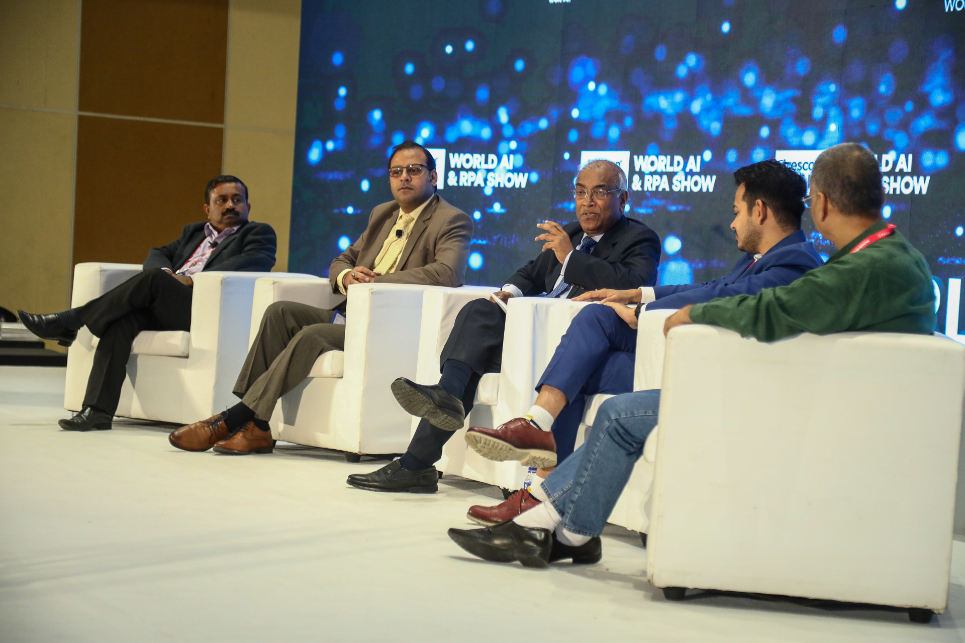 Executive panel discussion at World AI Show